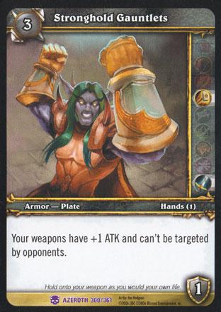 World of Warcraft TCG | Stronghold Gauntlets - Heroes of Azeroth 300/361 | The Nerd Merchant
