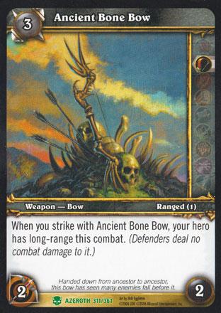 World of Warcraft TCG | Ancient Bone Bow - Heroes of Azeroth 311/361 | The Nerd Merchant