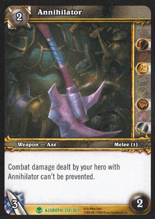 World of Warcraft TCG | Annihilator (Foil) - Heroes of Azeroth 312/361 | The Nerd Merchant