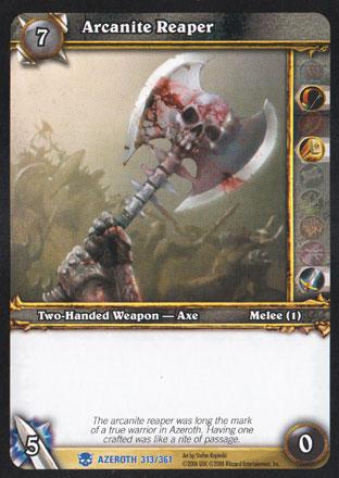 World of Warcraft TCG | Arcanite Reaper - Heroes of Azeroth 313/361 | The Nerd Merchant