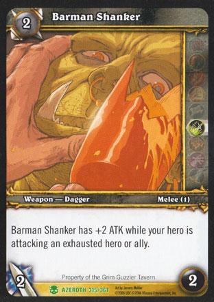 World of Warcraft TCG | Barman Shanker - Heroes of Azeroth 315/361 | The Nerd Merchant