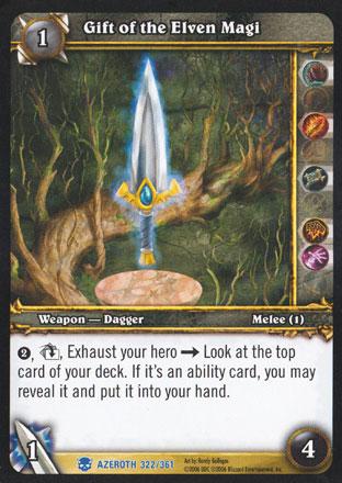 World of Warcraft TCG | Gift of the Elven Magi - Heroes of Azeroth 322/361 | The Nerd Merchant