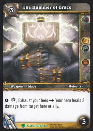 World of Warcraft TCG | The Hammer of Grace - Heroes of Azeroth 323/361 | The Nerd Merchant