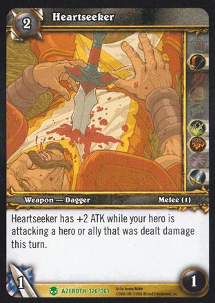 World of Warcraft TCG | Heartseeker - Heroes of Azeroth 326/361 | The Nerd Merchant