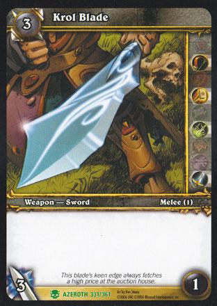 World of Warcraft TCG | Krol Blade - Heroes of Azeroth 331/361 | The Nerd Merchant