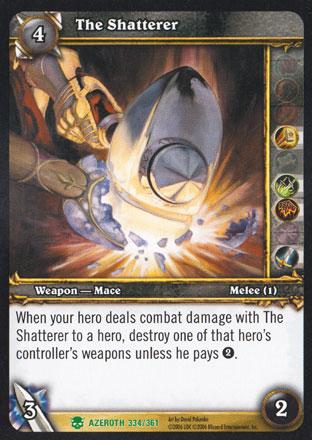 World of Warcraft TCG | The Shatterer - Heroes of Azeroth 334/361 | The Nerd Merchant