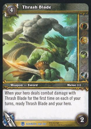 World of Warcraft TCG | Thrash Blade - Heroes of Azeroth 336/361 | The Nerd Merchant