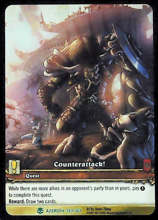 World of Warcraft TCG | Counterattack! (Extended Art) - Heroes of Azeroth 343/361 | The Nerd Merchant