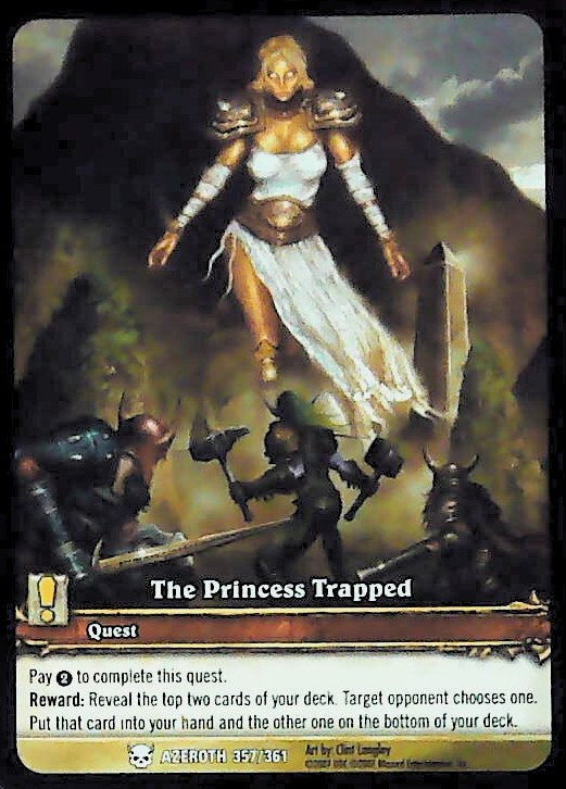 World of Warcraft TCG | The Princess Trapped (Extended Art) - Heroes of Azeroth 357/361 | The Nerd Merchant