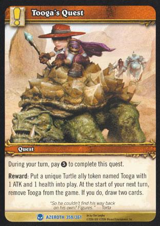 World of Warcraft TCG | Tooga's Quest - Heroes of Azeroth 359/361 | The Nerd Merchant