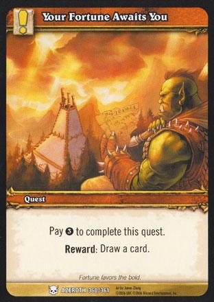 World of Warcraft TCG | Your Fortune Awaits You - Heroes of Azeroth 360/361 | The Nerd Merchant