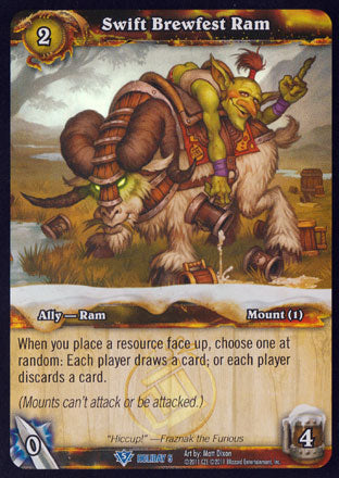 World of Warcraft TCG | Swift Brewfest Ram (Foil) - Promo Cards | The Nerd Merchant