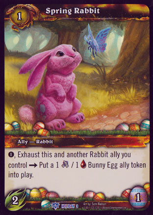 World of Warcraft TCG | Spring Rabbit (Foil) - Promo Cards | The Nerd Merchant