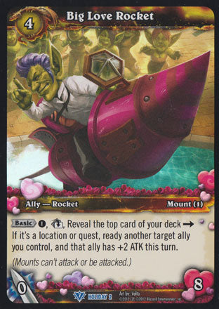 World of Warcraft TCG | Big Love Rocket (Foil) - Promo Cards | The Nerd Merchant