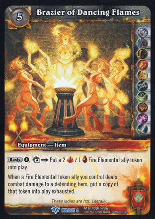 World of Warcraft TCG | Brazier of Dancing Flames (Foil) - Promo Cards | The Nerd Merchant