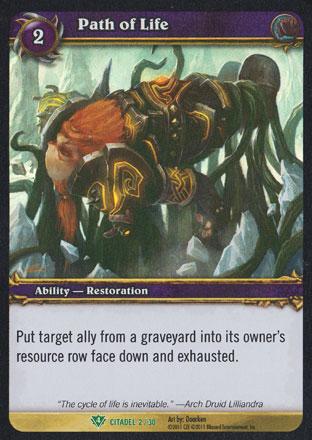 World of Warcraft TCG | Path of Life (Foil) - Assault on Icecrown Citadel 2/30 | The Nerd Merchant