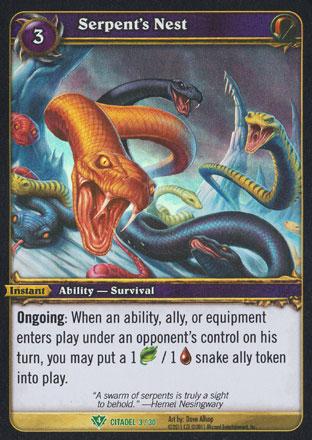 World of Warcraft TCG | Serpent's Nest (Foil) - Assault on Icecrown Citadel 3/30 | The Nerd Merchant