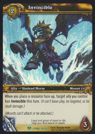 World of Warcraft TCG | Invincible (Foil) - Assault on Icecrown Citadel 15/30 | The Nerd Merchant