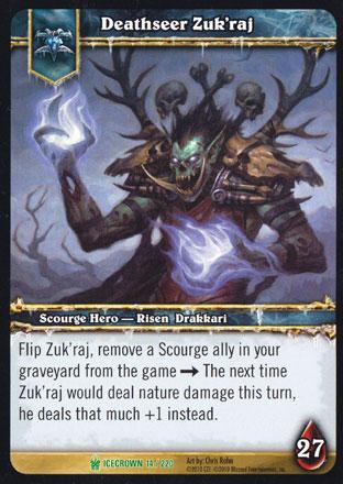 World of Warcraft TCG | Deathseer Zuk'raj - Icecrown 14/220 | The Nerd Merchant