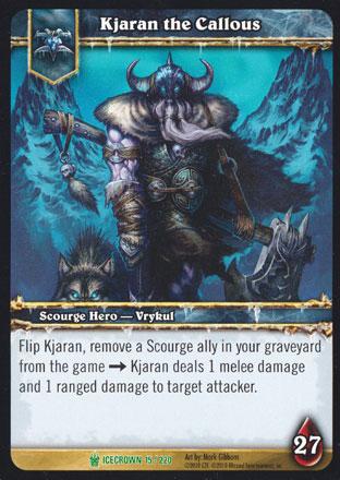 World of Warcraft TCG | Kjaran the Callous - Icecrown 15/220 | The Nerd Merchant