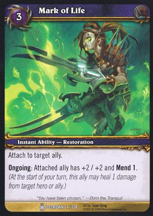 World of Warcraft TCG | Mark of Life - Icecrown 27/220 | The Nerd Merchant