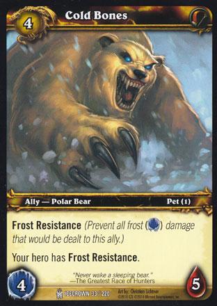 World of Warcraft TCG | Cold Bones - Icecrown 33/220 | The Nerd Merchant