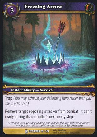 World of Warcraft TCG | Freezing Arrow - Icecrown 35/220 | The Nerd Merchant