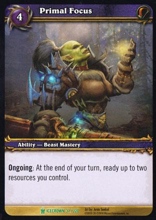 World of Warcraft TCG | Primal Focus - Icecrown 37/220 | The Nerd Merchant