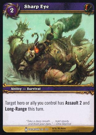 World of Warcraft TCG | Sharp Eye - Icecrown 38/220 | The Nerd Merchant