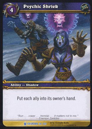 World of Warcraft TCG | Psychic Shriek - Icecrown 59/220 | The Nerd Merchant