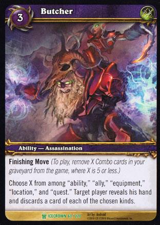 World of Warcraft TCG | Butcher - Icecrown 60/220 | The Nerd Merchant