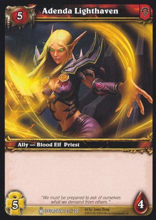 World of Warcraft TCG | Adenda Lighthaven - Icecrown 123/220 | The Nerd Merchant