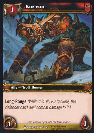 World of Warcraft TCG | Kuz'vun - Icecrown 137/220 | The Nerd Merchant