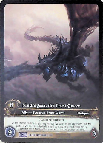 World of Warcraft TCG | Sindragosa, The Frost Queen (Extended Art)- Icecrown 158/220 | The Nerd Merchant