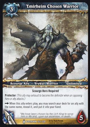 World of Warcraft TCG | Ymirheim Chosen Warrior - Icecrown 161/220 | The Nerd Merchant