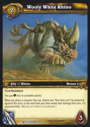 World of Warcraft TCG | Wooly White Rhino - Icecrown 169/220 | The Nerd Merchant