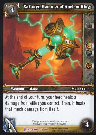 World of Warcraft TCG | Val'anyr, Hammer of Ancient Kings - Icecrown 201/220 | The Nerd Merchant