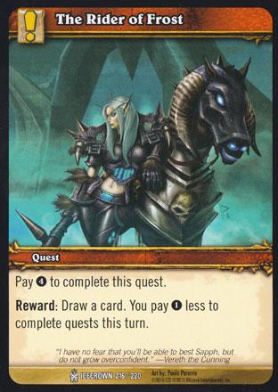 World of Warcraft TCG | The Rider of Frost - Icecrown 216/220 | The Nerd Merchant