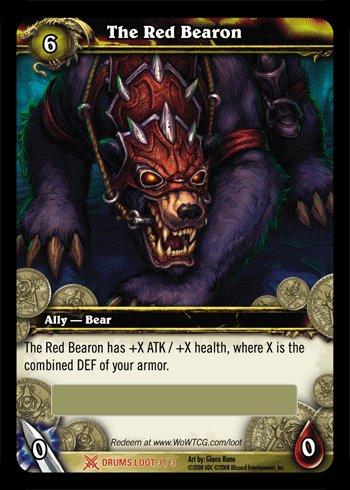 World of Warcraft TCG | The Red Bearon (Unscratched Loot) | The Nerd Merchant