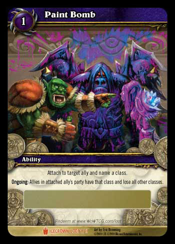World of Warcraft TCG | Paint Bomb (Unscratched Loot) | The Nerd Merchant