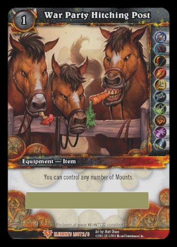 World of Warcraft TCG | War Party Hitching Post (Unscratched Loot) | The Nerd Merchant