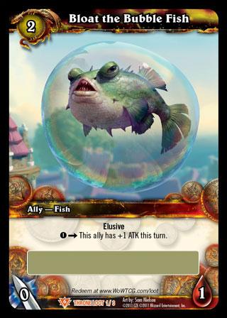 World of Warcraft TCG | Bloat the Bubble Fish (Unscratched Loot) | The Nerd Merchant