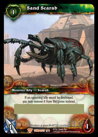 World of Warcraft TCG | Sand Scarab (Unscratched Loot) | The Nerd Merchant