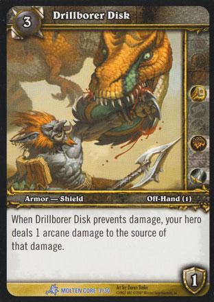 World of Warcraft TCG | Drillborer Disk (Foil) - Molten Core Treasure 3/30 | The Nerd Merchant