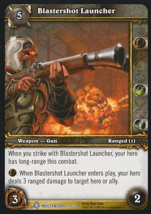 World of Warcraft TCG | Blastershot Launcher (Foil) - Molten Core Treasure 17/30 | The Nerd Merchant