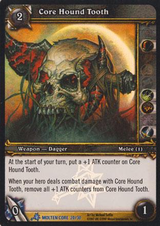 World of Warcraft TCG | Core Hound Tooth - Molten Core Treasure 20/30 | The Nerd Merchant