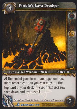 World of Warcraft TCG | Finkle's Lava Dredger - Molten Core Treasure 22/30 | The Nerd Merchant