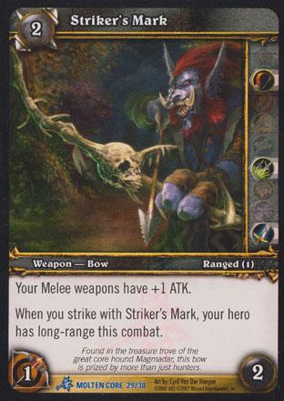 World of Warcraft TCG | Striker's Mark - Molten Core Treasure 29/30 | The Nerd Merchant