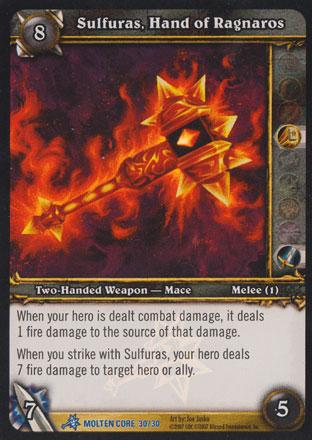 World of Warcraft TCG | Sulfuras, Hand of Ragnaros - Molten Core Treasure 30/30 | The Nerd Merchant