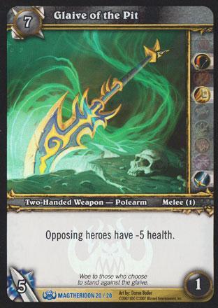 World of Warcraft TCG | Glaive of the Pit (Foil) - Magtheridon's Lair Treasure 20/20 | The Nerd Merchant